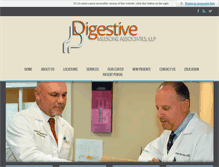 Tablet Screenshot of digestivemed.com